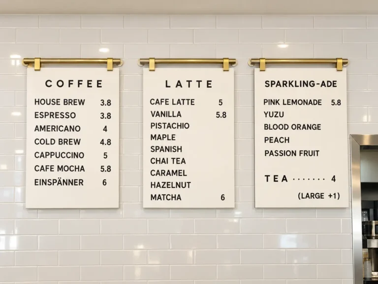 Bag Of Cakes Menu