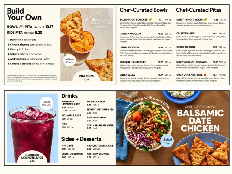 Cava Menu