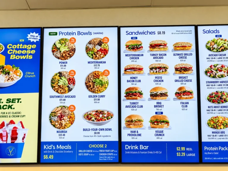 Cafe Zupas Menu