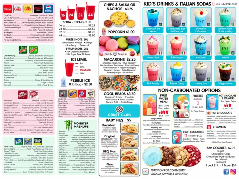 FiiZ Menu