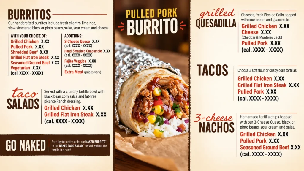 Qdoba Menu