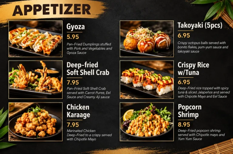 Ramen House Menu